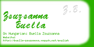 zsuzsanna buella business card